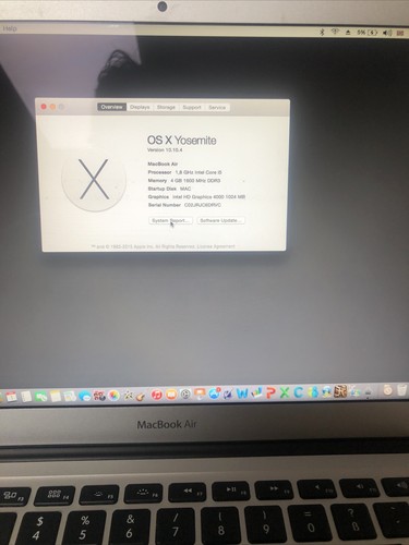 13-inch Apple MacBook Air 1.8GHz i5 4GB 128GB Great value Deal - Picture 2 of 7