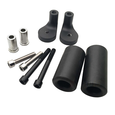 For 99-00 Kawasaki Zrx 1100/ 01-05 Zrx 1200R No Cut Frame Slider Protector Black