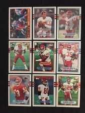 1989 Topps Kansas City Chiefs Complete Team Set! 
