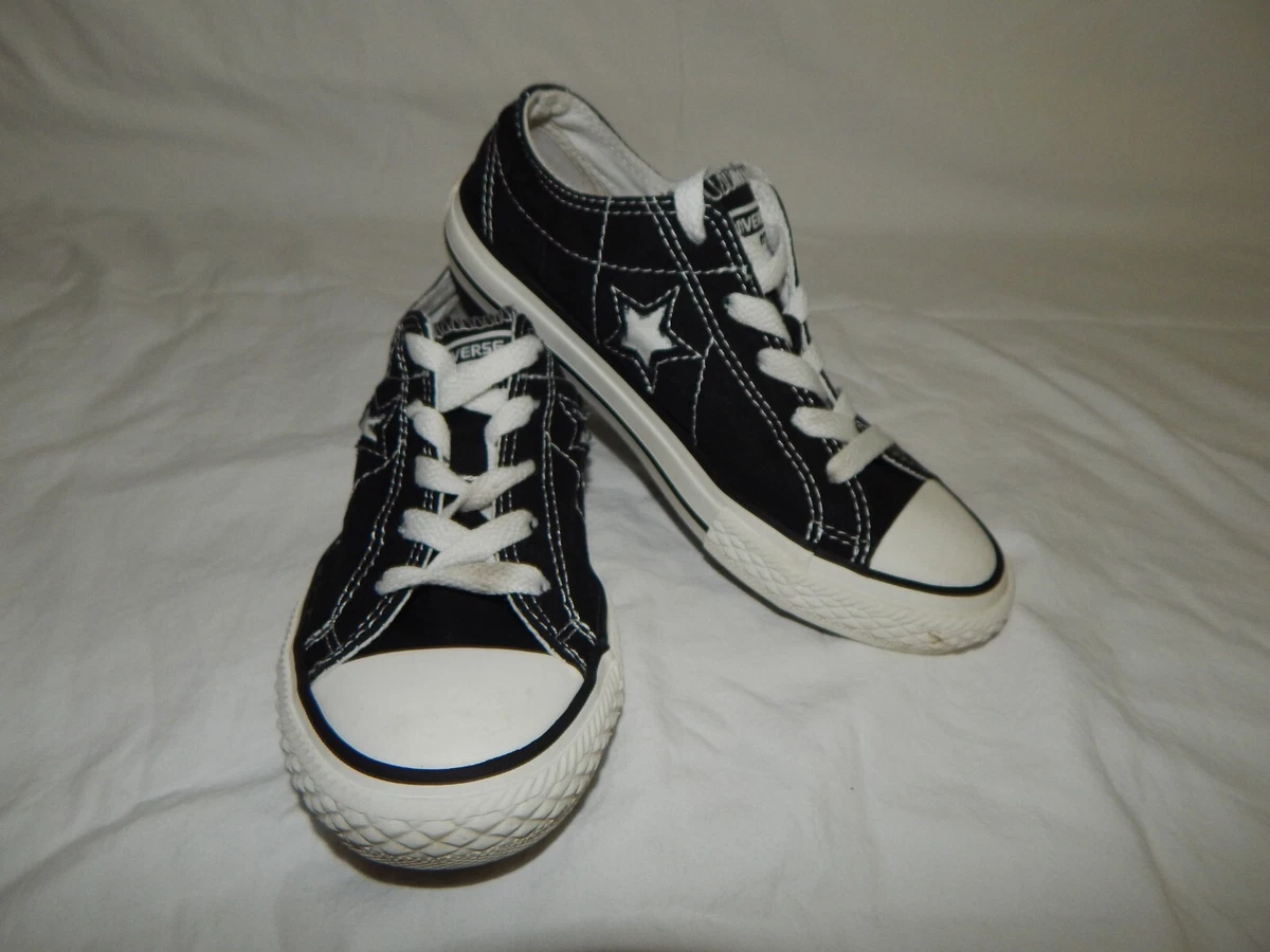 Converse one star store black canvas