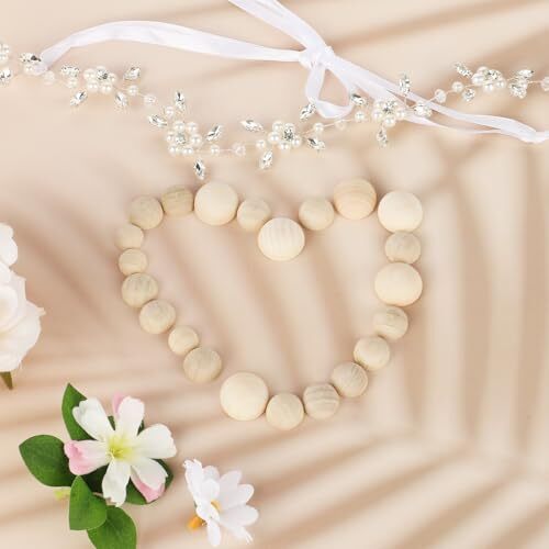 120pcs Half Round Wooden Balls 12/15/20mm Natural Unfinished Wood Balls Small - Picture 7 of 8