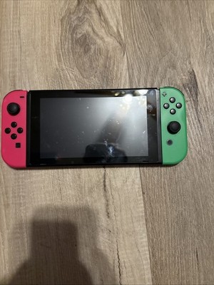 Nintendo Switch 32gb Bundle Neon Joy-Con Dock 2x Pro Controller 4x Games 3x Case