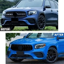 Kühlergrill Schwarz passt passend für Mercedes GLB X247 mit AMG Sport-Panamerica Kühlergrill Schwarz passt passend für Mercedes GLB X247 mit AMG Sport-Panamerica