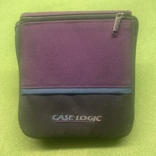 Vintage Case Logic 24 CD Holder With Zipper Pocket