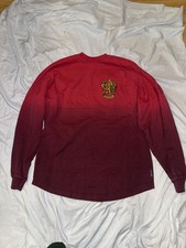 Gryffindor Spirit Jersey Harry Potter Long Sleeve Shirt SZ S Wizarding World