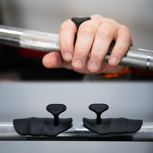 Anti Rutsch Gym Grips 1 Paar Silikon Gummi Workout Handschuhe Damen Herren - Bild 3 von 7