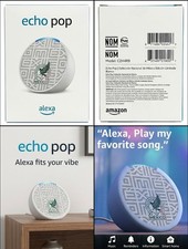 Amazon Echo Pop Mexico National Soccer Team Limited Edition White New