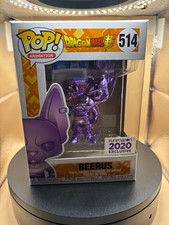 Funko Pop! Vinile: Dragon Ball - Beerus (cromo viola) - Funimation (esclusivo)
