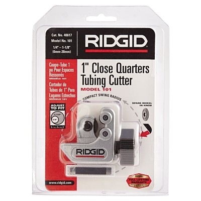 Close Quarters Tubing Cutter, Model 101, 1/4 in to 1-1/8 in Cutting Capacity,