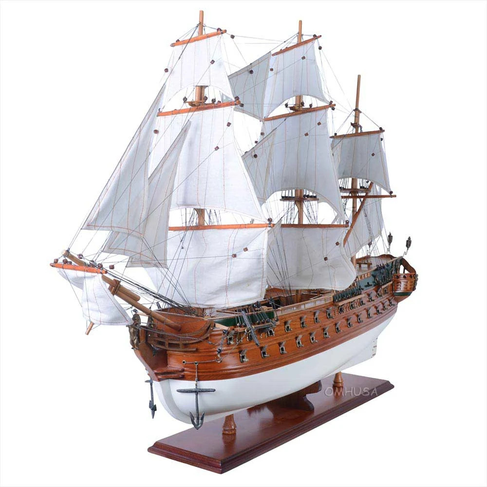 Semi-Built Danish Norske Love Tall Ship Wooden Model 38