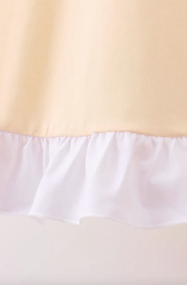 NUEVO Vestido Boutique Acción de Gracias Pavo Niñas Bordado Calado Foto 3 de 4