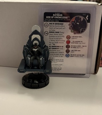 WizKids DC HeroClix HQGG: Batman, God of Knowledge #062 Chase w/ Card