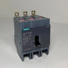 Siemens BQD3100 100A Circuit Breaker Gray Label 3P 480/277V BQD ITE 3P 100 Amp