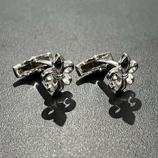 Sterling Silver Fleur De Lis Cufflinks Gift Men Birthday Father  s Day