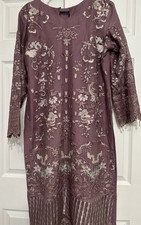 Pakistani Shalwar Kameez  Chiffon Embroidered Bust 46 With Fancy Long Duppatta