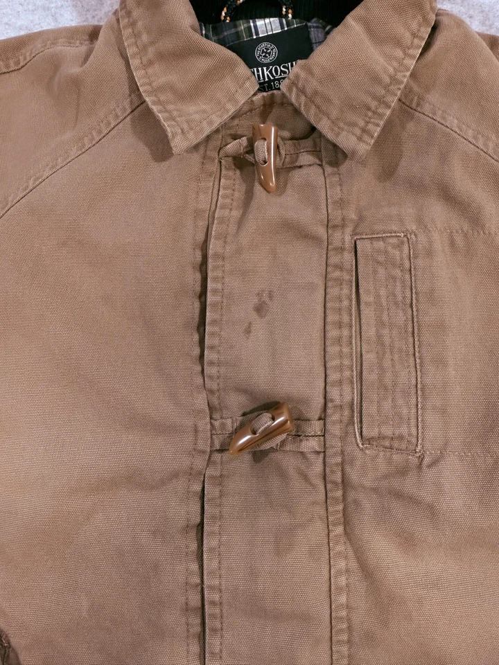 OshKosh Jacket Boys 6 Brown Field Coat Toggle Zip Lined Gropcore Heritage - Image 4 of 4