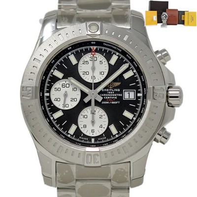Breitling New Colt A13388 Steel Black DISCONTINUED Box/Papers/FactoryWTYT#BR47