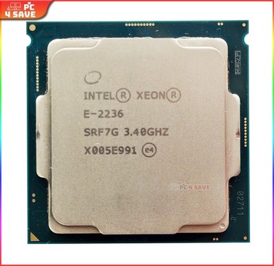 Intel Xeon E-2236 3.40GHz 6-Core LGA1151 12MB Server CPU Processor SRF7G 80W