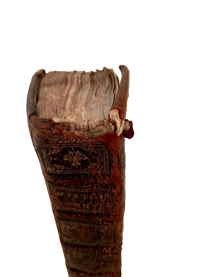 [ RARE LIVRE ANCIEN ] UN DON QUICHOTTE PROBABLEMENT XVIIème - LA SECONDE PARTIE - Photo 3/4