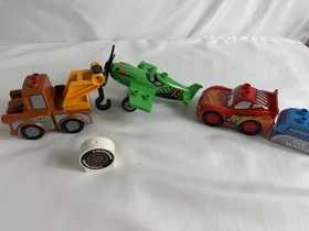 Duplo Pixar Cars Lightning McQueen Mater And Plane Plus More