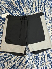 NWT Outdoor Voices SolarCool Boardshort 6" Black and Grey Activewear Size Large