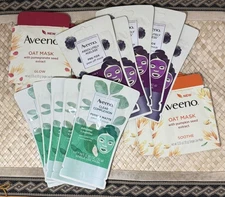 Aveeno facial masks - select your bundle of skin care. Quantity discounts.