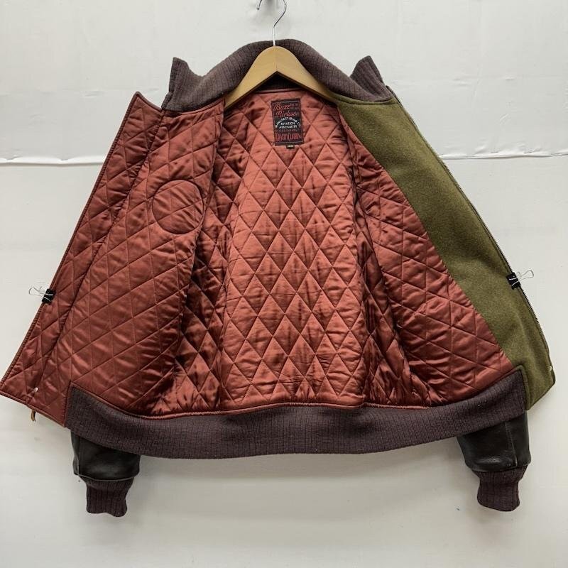 Buzz Rickson's Flight Instructor Wool Jacket Khak… - image 4