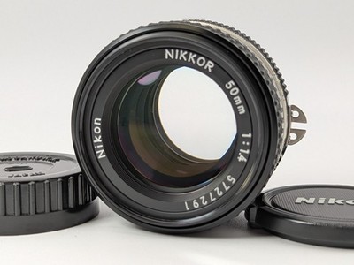 Nikon Ai-s Ais Nikkor 50 mm f/1.4 MF Standard Prime Objektiv aus JAPAN [N NEU...