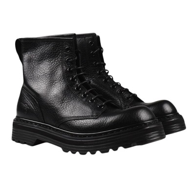 Premiata Black Leather Boots PS7 Man