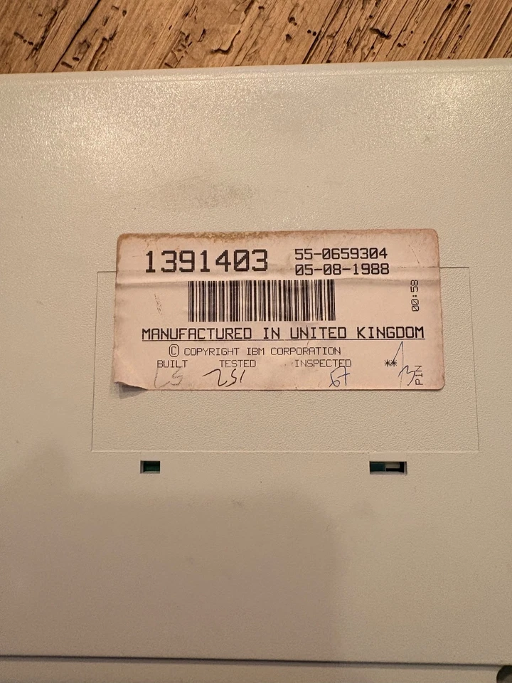 IBM Model M 1391403 mechanische Tastatur – 1988 – Made in UK – QWERTZ - Bild 4 von 4