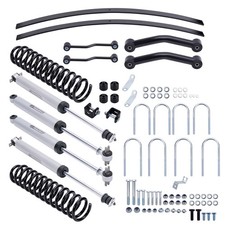 4.5in Lift Kit W Add-a-leaf Springs For Jeep Cherokee Xj 2wd 4wd 1984-2001 4.5in Lift Kit W Add-a-leaf Springs For Jeep Cherokee Xj 2wd 4wd 1984-2001