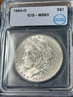 1904-O Morgan Dollar ICG MS63 Full White Best Price on Ebay* CHRC