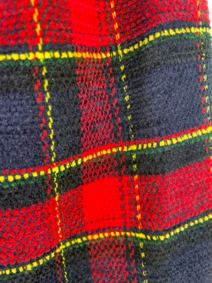 Blazer Joan Leslie vintage TALLA PLUS 20W rojo a cuadros ACADEMIA PREPPY vacaciones Foto 3 de 4