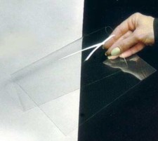 PVC FILM FLEXIBLE .014"x74.5"x117 FEET FLEXIBLE VINYL CLEAR 150 LBS. -S15370-1