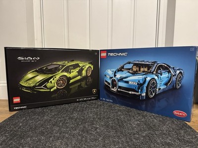 LEGO TECHNIC: Bugatti Chiron (42083) & Lamborghini Sian (42115) New Sealed