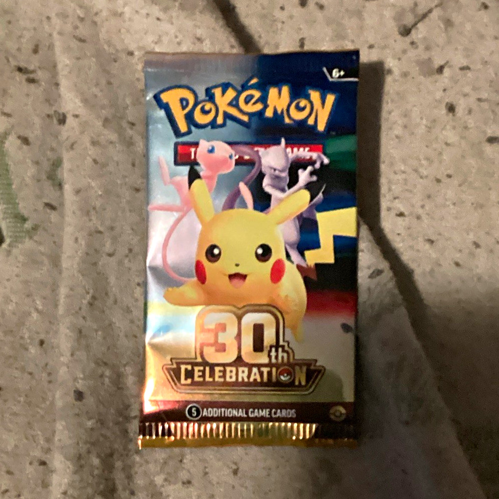 Pokémon TCG Celebrations Booster Pack Sealed, 5 Cards, English