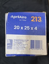 Aprilaire 213 Air Filter 20x25x4 MERV 13 HVAC Furnace Replacement Genuine OEM