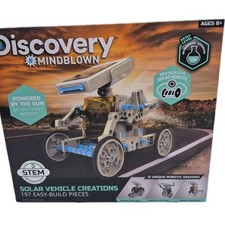 Discovery Children Mindblown STEM 12-in-1 Solar Robot Creation 190-Piece Kit New
