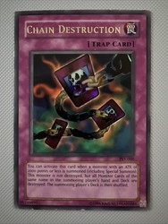 Chain Destruction PSV-006 1st Edition Ultra Rare Pharaoh's Servant