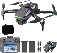 Drone with Camera 1080P Remote Control RC Quadcopter with 4.5 Inch Screen, FPV D