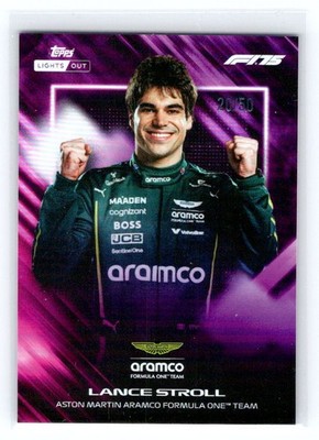 2025 TOPPS Lights Out Formula 1 Lance Stroll (Aston Martin) /50