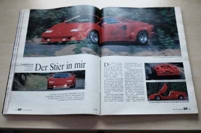 Auto Motor Sport AMS 21/1988 Lamborghini Countach Anniversary 5.2 V12 mit 455PS