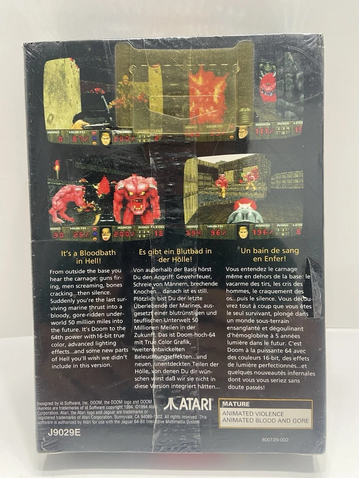 Doom (Atari Jaguar) - Brand New Factory Sealed - Image 2 of 4