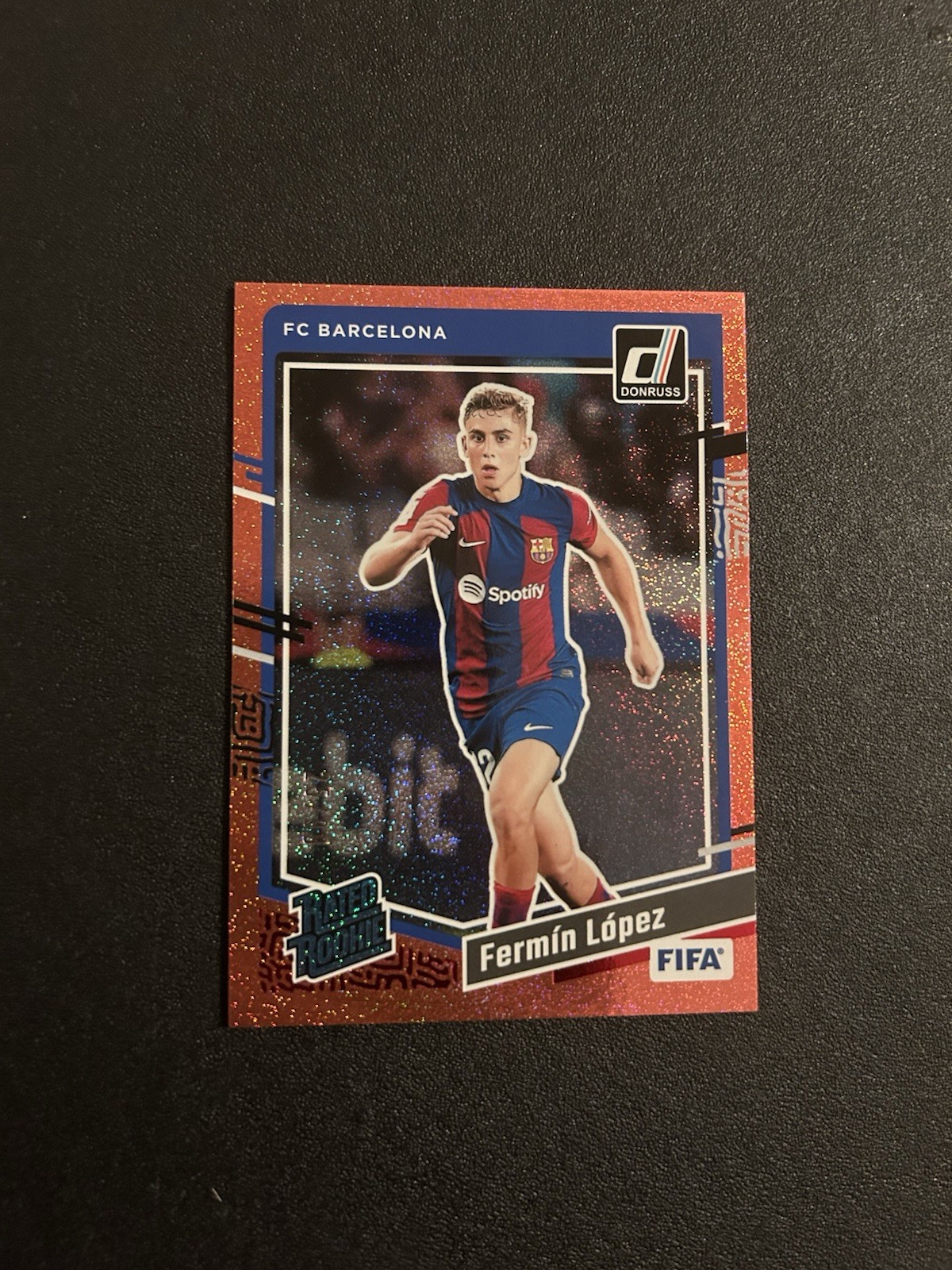 2023-24 Donruss FIFA Fermin Lopez RC Red Rated Rookie 25/99 BARCELONA