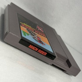 Mach Rider⭐️Gloss Sticker Seal Test Market⭐️Nintendo NES Complete CIB Black Box