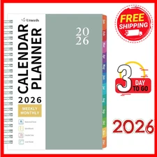 2026 Planner - 2026 Planner Weekly and Monthly from Jan. 2026 - Dec. 2026, Calen