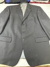 Loro Piana Mens Sport Coat Jacket Black 46 Long