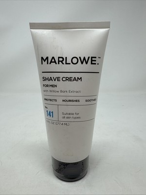 Marlowe Shave Cream For Men With Willow Bark Extract No. 141 6oz SEALED