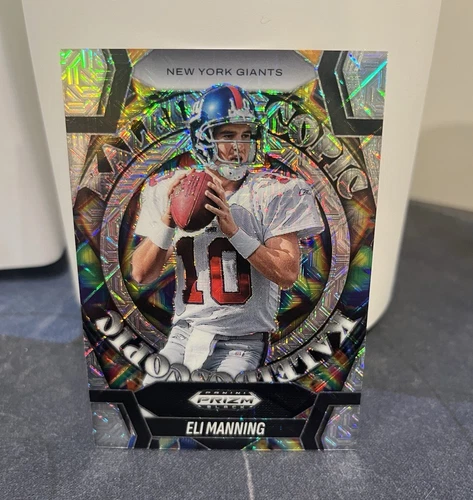 2025 Panini Prizm Black Football Mojo Eli Manning #6