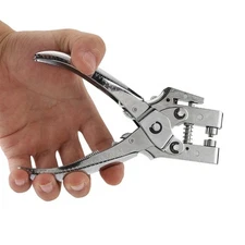 Rivet Setter Punch Pliers Belt Holes Eyelet Setting Tool with 100pcs Easy Press